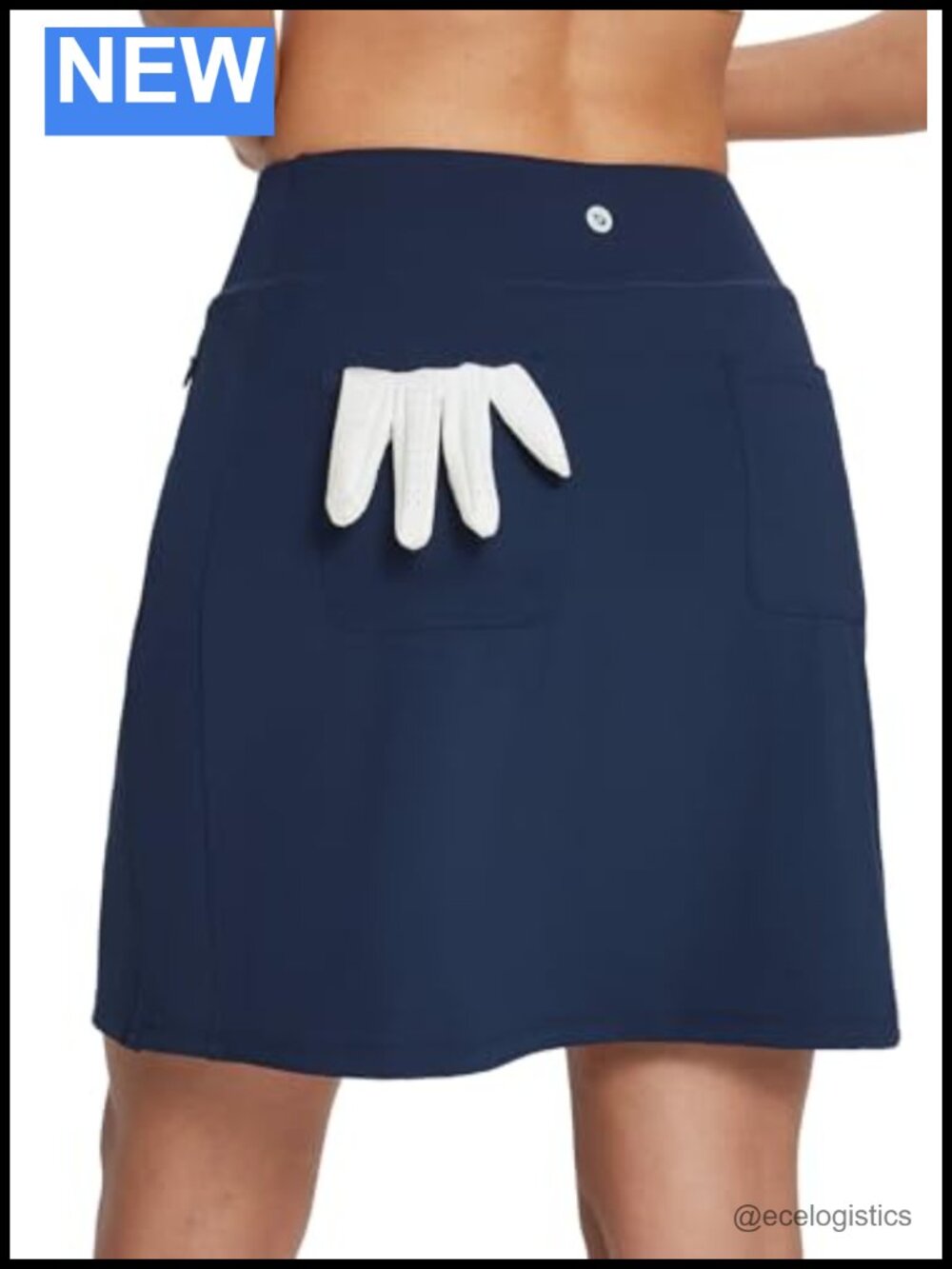 Baleaf Golf Skorts 18" High Waisted Athletic Skirt with Pockets & Mesh Liner